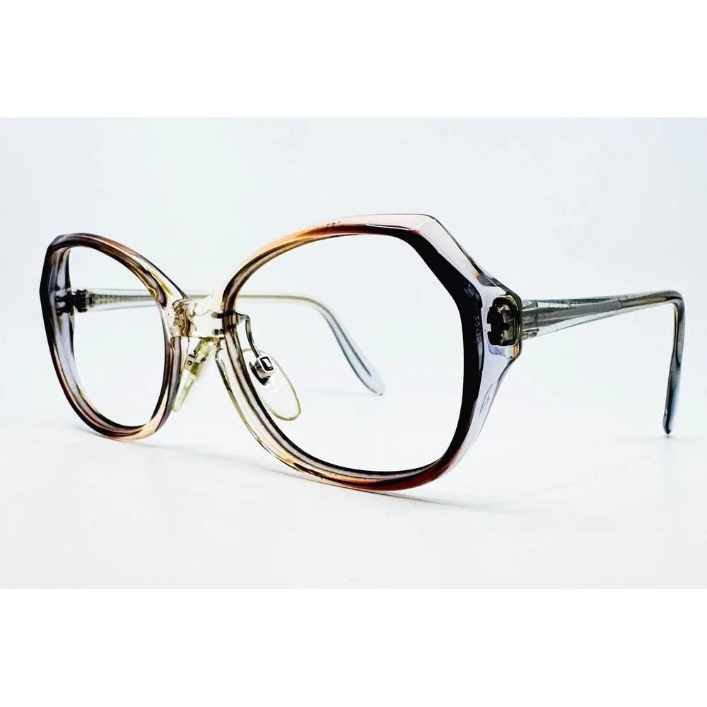 Rodenstock Eyeglasses Womens Brown Sybille Butterfly Oversized 130 54 16